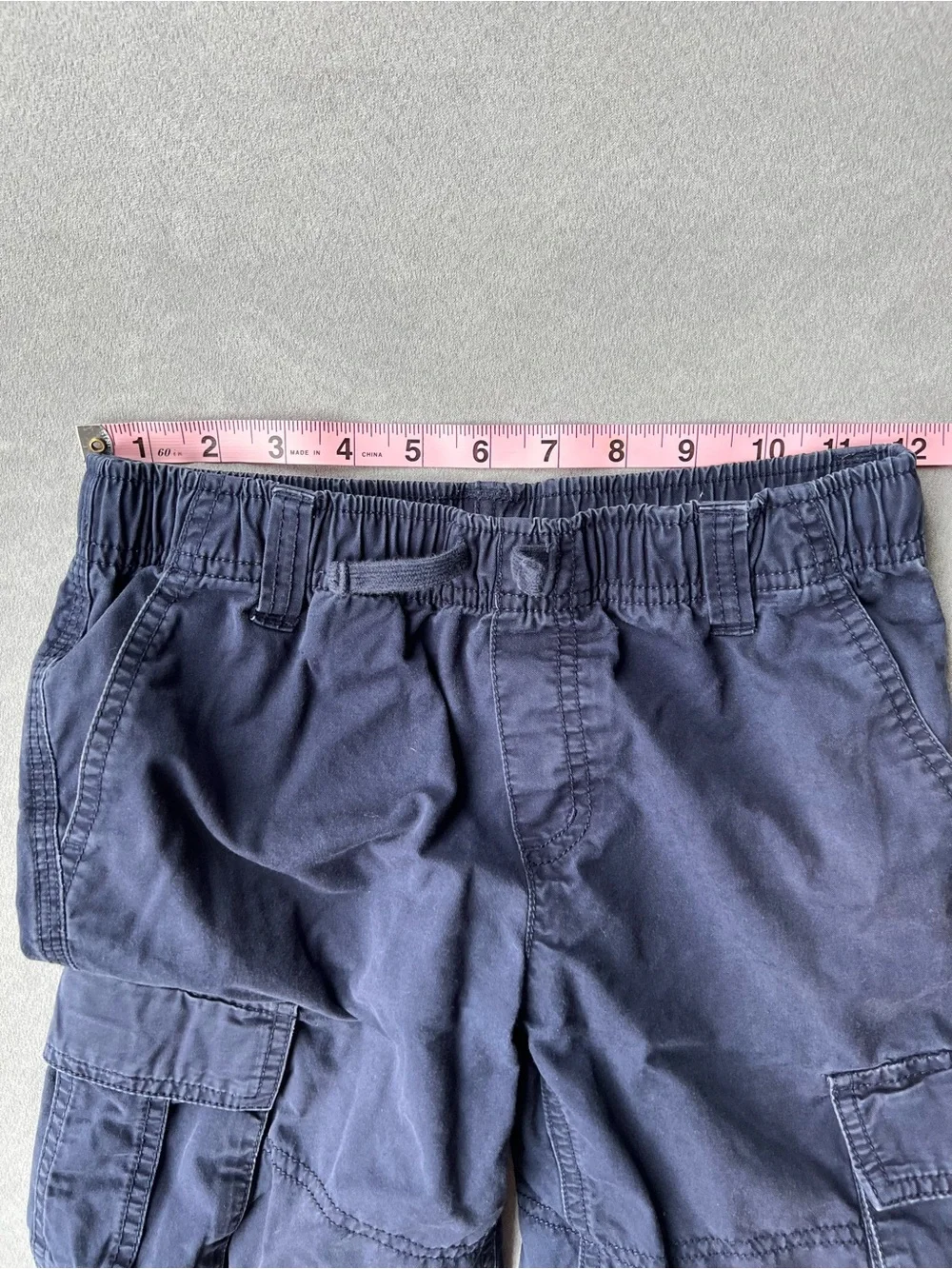 Gymboree Boys’ size 8 Navy Cargo Shorts - Elastic Waist